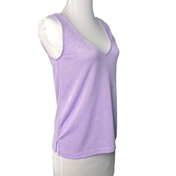 PJ Salvage V-Neck Tank Top Womens XS‎ Loungewear Casual Minimalist Cozycore Soft - Picture 2 of 10